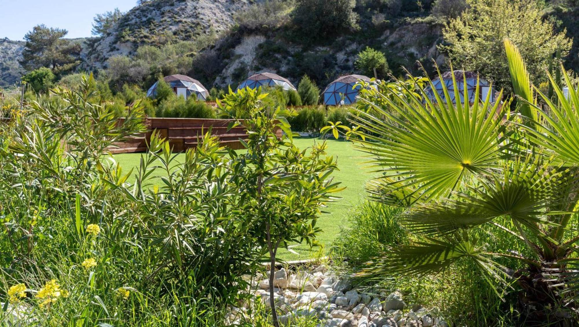 ホテル Amazing Cyprus Glamping Domes - Glamping Cyprus パ フォス エクステリア 写真