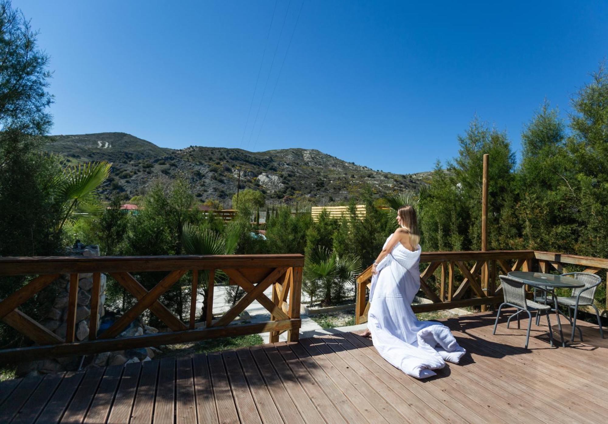 ホテル Amazing Cyprus Glamping Domes - Glamping Cyprus パ フォス エクステリア 写真
